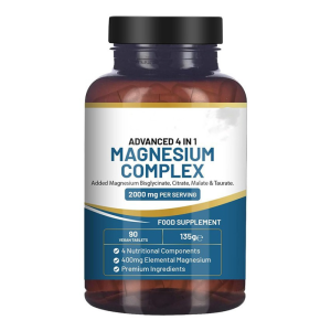 Magnesium Glycinate Complex Tablets Highly Absorbable Magnesium Supplement Muscle Soreness Relief And Sleep Aid Suitable For Insomniacs