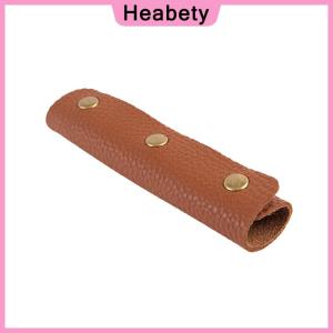 Heabety  1Pc Luggage Bag Handle Wrap PU Leather Cover Bag Accessory Shoulder Strap Pad