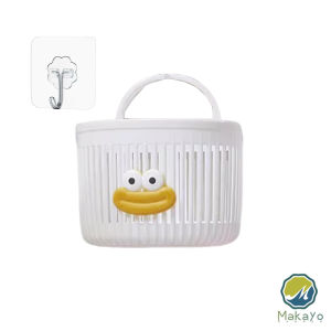 ตะกร้าแขวน ตะกร้าอเนกประสงค์ ติดผนัง เหมาะสําหรับห้องน้ํา 1ชิ้น Storage basket Makayo
