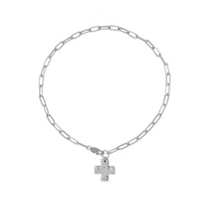 Dày crucifix quyến rũ Vòng cổ bằng thép không gỉ Layering xương cá cổ điển dây đeo xương rắn Bộ quà tặng