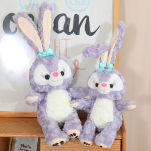 Large Size Disney StellaLou Plush Doll 50/60/80/100/130/160cm Cartoon Anime Purple Rabbit Character Pillow Room Decoration Accessories Toys Girls Holiday Gift for Girlfriend