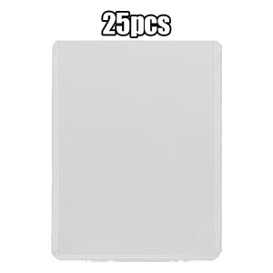 25pcs Transparent Top Loader 35pt Photocard Sleeves Diy Pokemon Game Card Holder