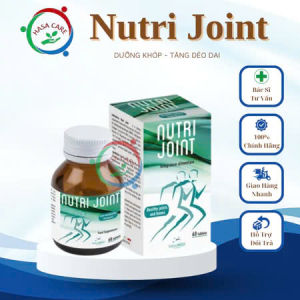 Viên Uống Dưỡng Khớp Nutri Joint Bổ Sung Vi Khoáng Chất Tạo Chất Nhờn Tăng Độ Dẻo Dai Hộp 60 Viên
