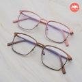 MetroSunnies Max Specs / Anti Radiation Glasses for Women and Men / Eyeglasses Replaceable Lens / Blue Light Eyewear / Metal Optical Frame. 
