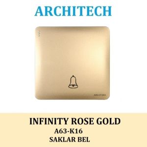 ARCHITECH INFINITY A63-K16 GOLD Sakelar - Saklar Bel