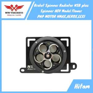 Breket Spinner Radiator NSB Set Spinner AGV Model Flower Full CNC PNP MOTOR AEROX LEXI NMAX