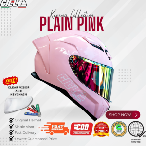 GILLE FF007 KERENA (SINGLE VISOR) Full Face Helmet for Motorcycle with Free Clear Visor Keychain