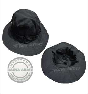 topi rimba tactical bdu topi rimba velcro hitam polos bonus peat ruber karet
