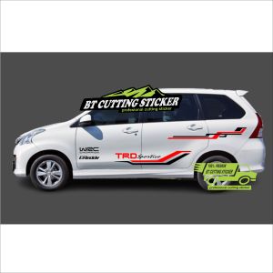stiker sticker mobil avanza keren terbaru Stiker Avanza Lis Body Samping Motif Variasi TRD Sportivo