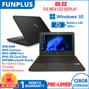 PRELOVED | HP 11 G5 | 4GB RAM 16GB/256GB EMMC | With Battery and Camera wifi Ready bluetooth ready | school and office use