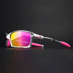 Polarized Metallic Sunglasses for Men and Women UV400 Mirrored Anti-Reflection for Driving and Camping.
