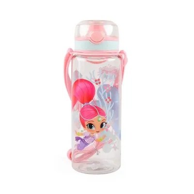 Kidztime x Shimmer & Shine BPA Free Children Kids Cartoon Melamine Tableware Nozzle Drinking Water Bottle (680ml)