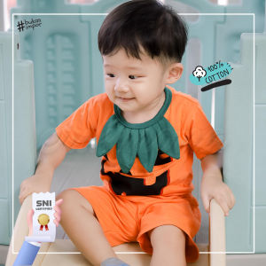❤️ setelan anak bayi pumpkin halloween lucu ❤️