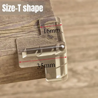 Transparent Corner Protector for Furniture Strong Adhesive Child Safety Bumper Guards for Sharp Table Edges 4pcs