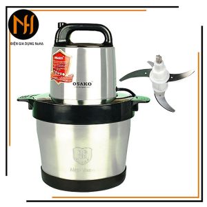 Máy xay thịt công suất lớn 950W cối inox 5.8L Osako 1025 rơ le ngắt nhiệt khi quá tải có linh kiện thay thế