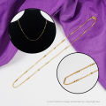 Rantai Leher Perempuan OOTD Viral Fashion Labuh Emas Korea Bangkok Cop Gold Necklace For Women Aesthetic Korean Style For Girls | LIVAS Fashion. 