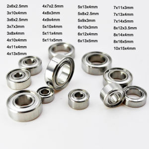 Stainless Hybrid Ceramic Ball Bearings Bore 2mm 3mm 4mm 5mm 6mm 7mm 8mm 10mm ZZ Shielde Fishing Reel Miniature Bearing