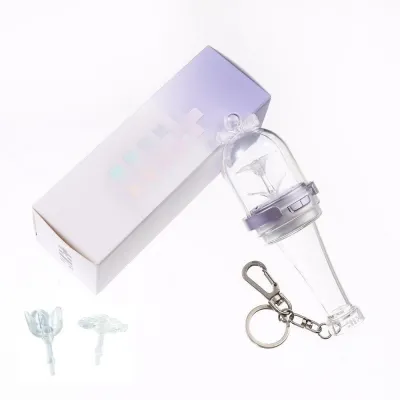 Kpop illit Mini Lightstick Keyring wonhee minju buổi hòa nhạc Que Phát Sáng Keychains Mặt dây chuyền
