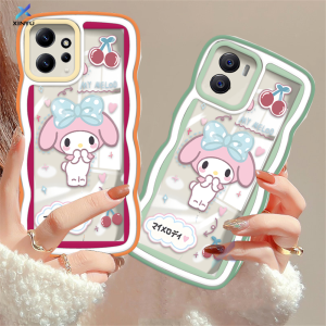(Lokal Ready) Xinyu Casing hp Xiaomi Poco M3 Pro Poco M3 Poco X3 NFC Note 10 5G My Melody pola krim lembut bening batas gelombang Soft Case
