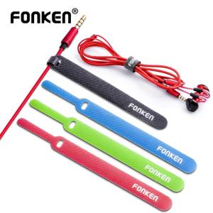 10 Cái 20 Cái 40 Cái FONKEN USB Cable Organizer Dây Winder Home Harness Cable Chủ Cho Chuột Dây HDMI Aux PC Power Tai Nghe Dây Protector