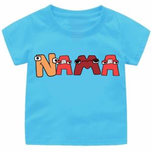 baju kaos atasan anak cewek cowok custom nama alphabet lore bebas custom nama