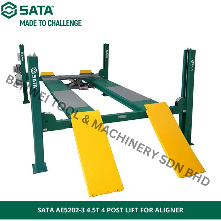 SATA AE5202 4.5T 3D FOUR POST LIFT 4.5T FOUR POST JACK 4.5T