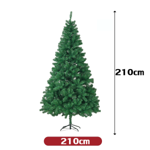 ต้นคริสต์มาส ปลอม ทนทาน คุณภาพสูงสุดPVC ขนาดใหญ่ ตกแต่งต้นคริสต์มาส ต้นไม้ตกแต่งบ้าน Christmas Tree 60/120/150/180/210CM