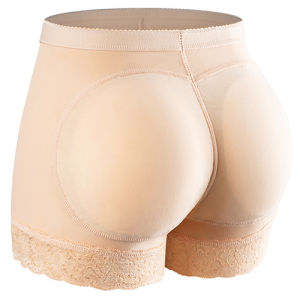 EDM Women Butt Lifter Padded Lace Panties High Waist Hip Enhancer Pads Shorts Seamless Underwear Tummy Control Boyshort Body Shaper