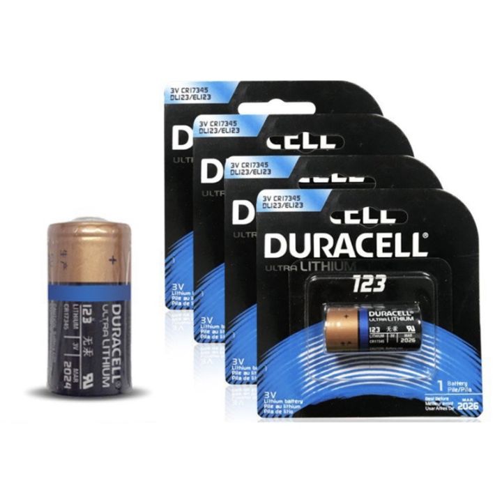 Duracell CR123A CR17345 3V ของแท้ แพค1ก้อน | Lazada.co.th