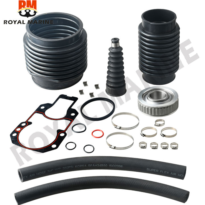 803099T1 Replacement Transom Seal Service Kit For MerCruiser Alpha One Gen 2 – Includes Bellows, Gimbal Bearing, Gaskets & More (Fits 30-803099T1) Gimbal Bearing Replacement