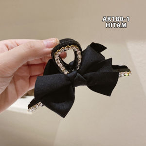 Jepit Rambut Jedai Korea Perempuan Dewasa Kain Pita Bahan Metal Aksesoris Rambut AK180 ZIORRA