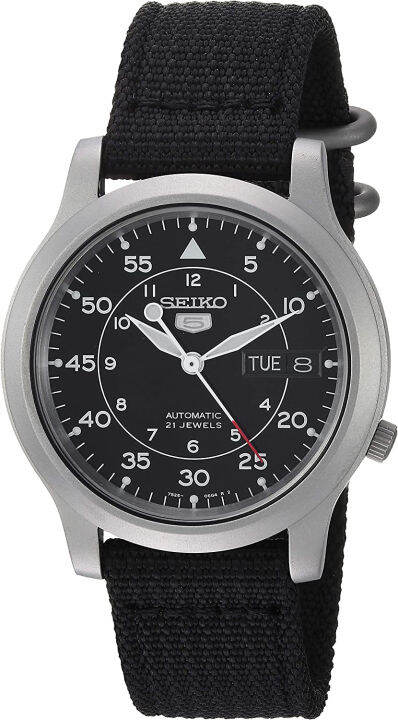 Seiko canvas cheap strap watch