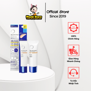 Kem Nền Dưỡng Trắng Chống Nắng Nâng Tone Da Transino Tone Up CC Cream SPF50+ Tuýp 30g