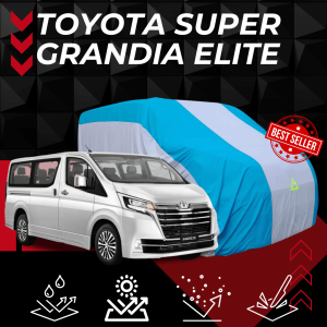 Toyota Super Grandia Elite Water Repellant High Quality Car Cover (Random Color)