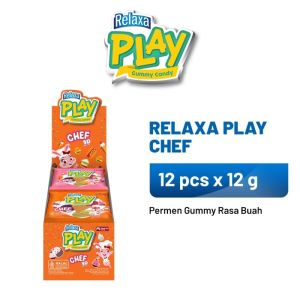 Permen Jelly / Gummy Relaxa Play 120 Gr Varian Army 3D Love 3D Chef 3D Cars 3D