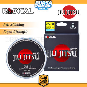 RADICAL Senar Pancing JIU JITSU 150M Tali Pancing Monofilament NT70 Senar Galatama Galapung Harian Kolam