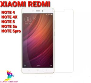 ANTI GORES KACA BENING / TEMPERED GLASS NON FULL XIAOMI REDMI NOTE 4 / NOTE 4X / NOTE 5 / NOTE 5a / NOTE 5pro PELINDUNG LAYAR HP