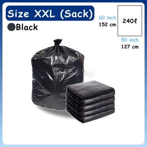 [Bulk] Garbage Plastic Bag EXTRA Large XL XXL Heavy Duty 垃圾袋 HDPE Plastik Beg Thick (120L/240L)