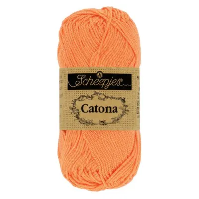 SCHEEPJES Catona Yarn (100% Mercerized Cotton) 386 Peach