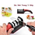 Dụng cụ mài dao kéo 3 rãnh (3 cấp độ) tay cầm tiện lợi - Đồ mài dao siêu bén nhanh và hiệu quả. 