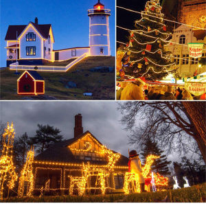 LED String Lights 7m 12m Tube Fairy Lights Home Christmas Wedding Party Decorations Solar Lights Decorative Lights Outdoor Tent Garden Lights