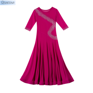 Khiêu Vũ hiện đại ăn mặc tiêu chuẩn quốc gia khiêu vũ chuyên nghiệp cạnh tranh ăn mặc Waltz cao cấp Swing Dance Dress