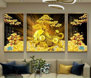 150 x 90cm 20 Mẫu Tranh Tráng Gương Cao Cấp. Treo Phòng Làm Việc Phòng Khách Quán Cafe. Tặng Kèm Đinh Treo Không Cần Khoan Tường H1