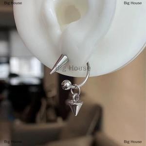 [COD] Big House Fashion Punk Goth Earrings Women Cone Pendant Earrings Geometric Punk Style Hip-hop Dangle Earrings