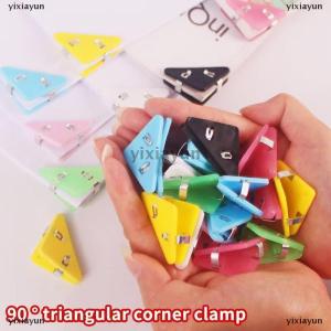 [COD] yixiayun 20pcs Color Triangle Clip Bill Clip Book Paper Corner Clip For Desk Storage Shelf Stationery Office Desktop Organizer Clip