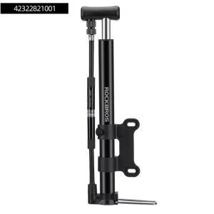 ROCKBROS Bơm Hơi Có Đồng Hồ Đo Máy Bơm Chân Bằng Hợp Kim Nhôm 120 PSI Bơm Xe Máy Tiện Dụng Máy Bơm Lốp Xe Đạp Điều Chỉnh Được AV/FV
