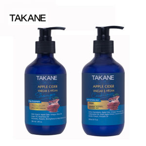 แชมพูกำจัดรังแค Takane Apple Cider Vinegar & Argan Shampoo + Conditioner 300ml แชมพูปราศจากซัลเฟต ( no sulfate) ปราศจากพาราเบน (no paraben)