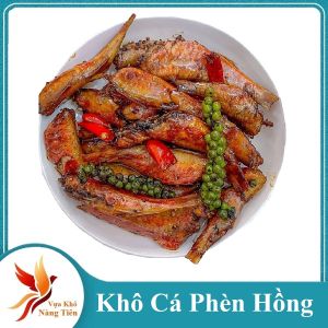 Khô Cá Phèn Hồng 2 nắng vị vừa ăn_Chiên Giòn Ngon Tuyệt Vời