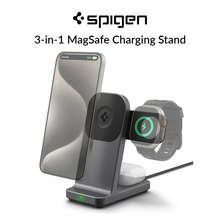Spigen 3-in-1 OneTap Pro Wireless Charger MagSafe Charger