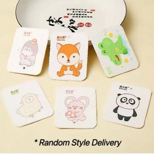 5PCS Compressed Wood Pulp Sponge Kitchen Dish Cleaning Sponge Soft Absorbent Scrubbing Sponge Cute Random Design